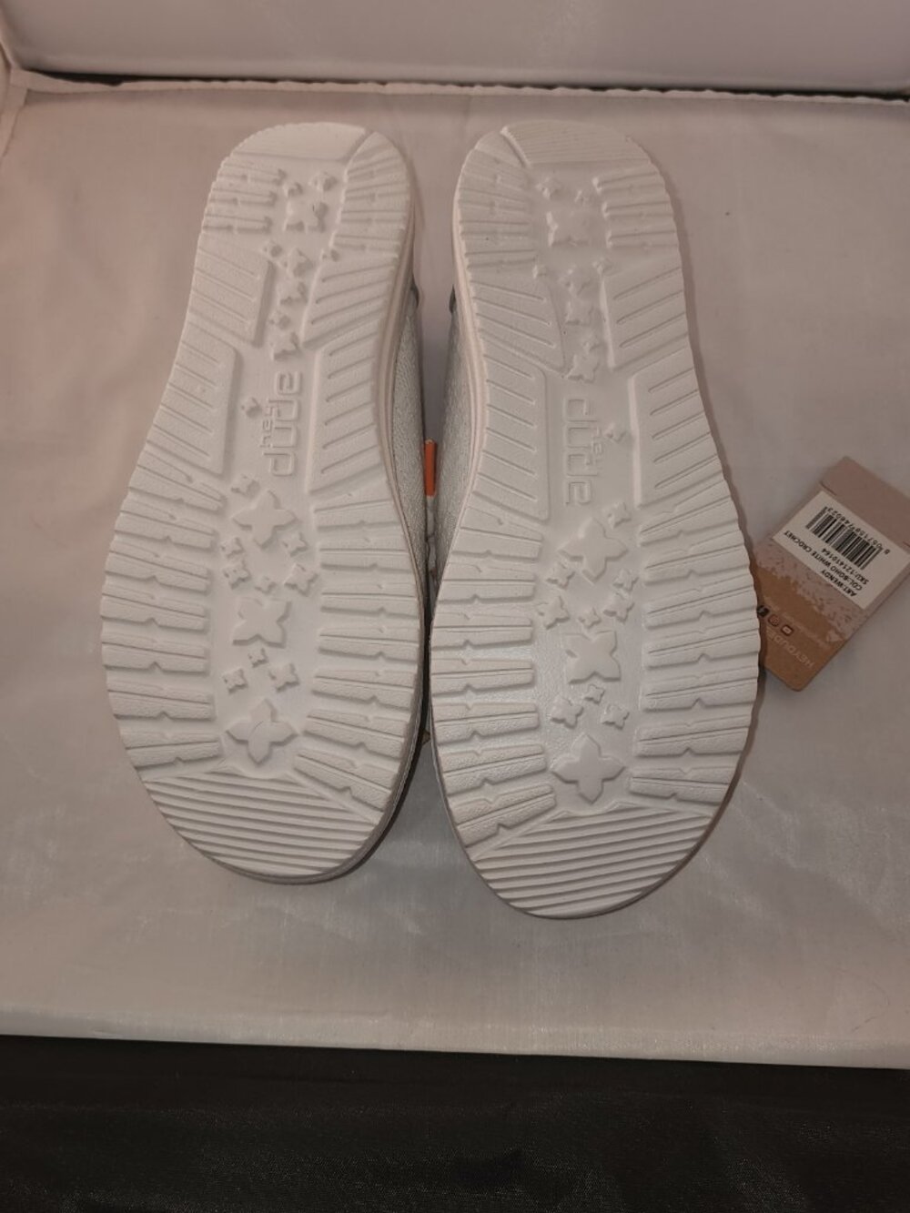 New Hey Dude Wendy Boho White Crochet Loafers - Women’s Size 5 (EU 36) - NIB - Picture 2 of 6
